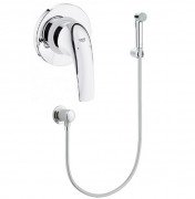 Гигиенический душ со смесителем скрытого монтажа Grohe BauCurve с Tempesta-F Trigger Spray хром UA11104400