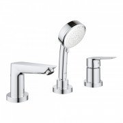 Смеситель на борт ванны Grohe BauEdge на 3 отверстия хром 2511710A