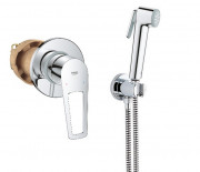 Гигиенический душ со смесителем скрытого монтажа Grohe BauLoop New с Tempesta-F хром UA11104200