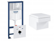 Комплект інсталяції Grohe Rapid SL з унітазом Eurocube та кришкою Soft close UA39244CB0