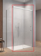 Душевая дверь Radaway Idea KDS 140х200.5 см раздвижная левая хром/прозрачное стекло 10115140-01-01L