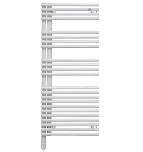 Полотенцесушитель водяной Zehnder Forma Asym 116,1х49,6 см правый белый LFAR-120-050-9016