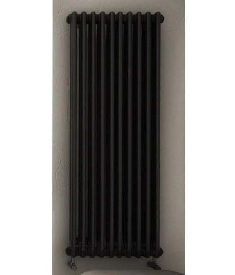 Радіатор опалення Instal Projekt Tubus 3 трубчастий 48,5х180 см 10 секцій чорний матовий TUB3-180/10-D50-C31