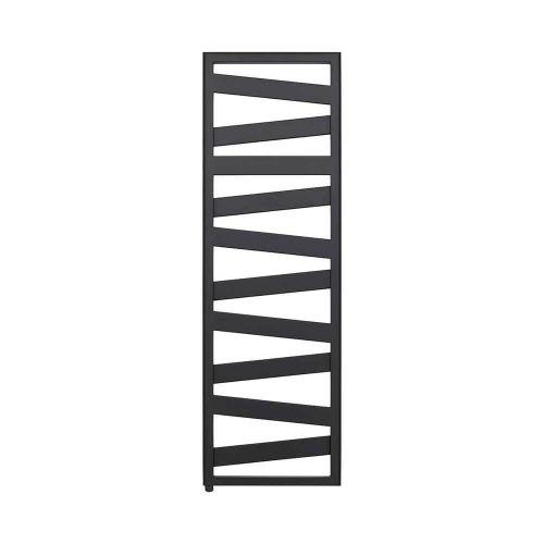 Электрический полотенцесушитель Zehnder Kazeane 126,6х50 см с тэном NEX черный матовый RB-130-050-9017-NEX