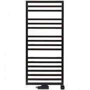 Комбинированный полотенцесушитель Zehnder Quaro Spa 125,1х55 см с тэном NEX черный матовый QS-120-055-9017-NEX-MB