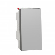 Вимикач Schneider Electric Unica New 1-клавішний модуль 1 алюміній NU310130