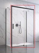 Душові двері Radaway Idea Black KDJ+S 100х200.5 см розсувна права чорний/прозоре скло 10116100-54-01R