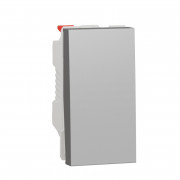 Вимикач Schneider Electric Unica New 1-клавішний схема 6 1 модуль алюміній NU310330
