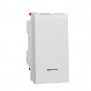 	Выключатель проходной Schneider Electric Unica New 1-клавишный с нейтралью 1 модуль белый NU310318S