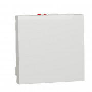Выключатель Schneider Electric Unica New 1-клавишный схема 1 2 модуля белый NU320118