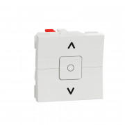 Вимикач для жалюзі Schneider Electric Unica New 2-клавішний схема 4 2 модулі білий NU320818