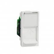 Розетка комп'ютерна Schneider Electric Unica New RJ45 категорія 6 STP 1 модуль білий NU341618