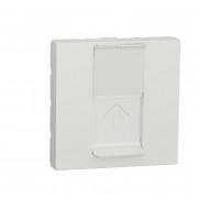 Розетка комп'ютерна Schneider Electric Unica New RJ45 одиночна категорія 5е UTP 2 модулі білий  NU341118