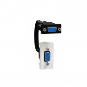 Розетка  HD15 female (VGA) Schneider Electric Unica New 1 модуль белый NU343218