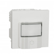 Датчик руху з вимикачем Schneider Electric Unica New 10A білий NU352518