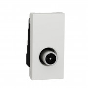 Розетка TV Schneider Electric Unica New одинарна 1 модуль білий NU346118