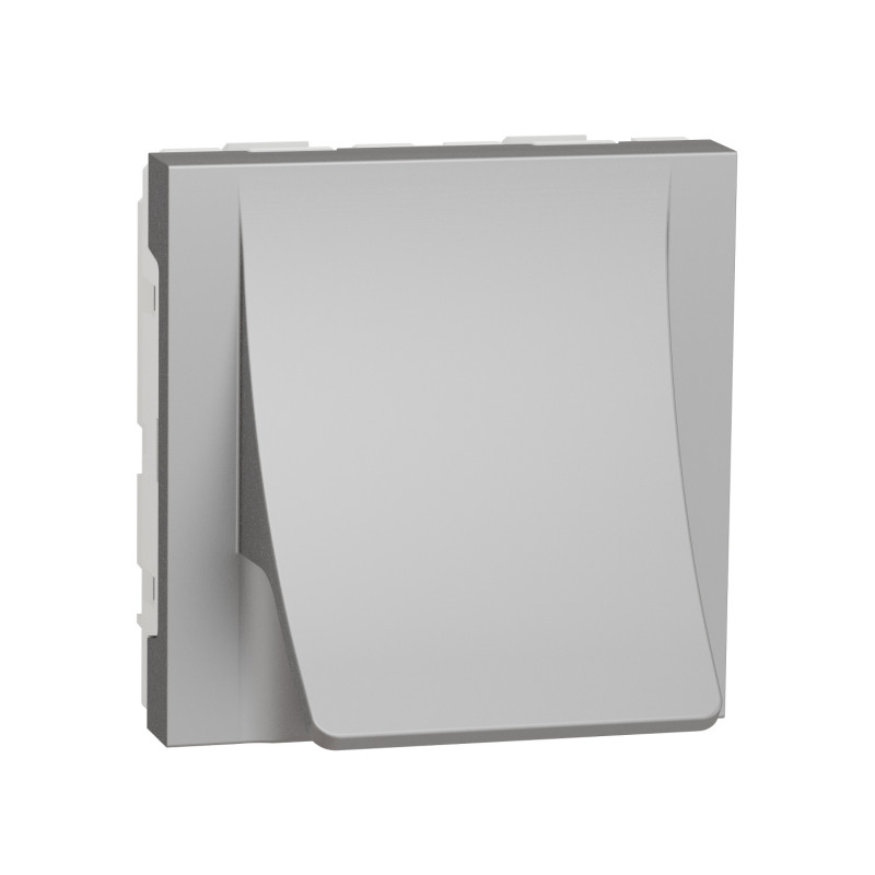 Вывод кабеля Schneider Electric Unica New 2 модуля 16А алюминий NU386230