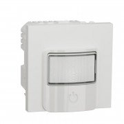 Датчик руху з вимикачем Schneider Electric Unica New 10A білий NU352518