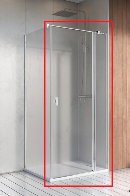 Душевая дверь Radaway Nes 8 KDJ II 90х200 см распашная правая хром/прозрачное стекло 10086090-01-01R