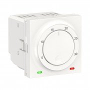 Комнатный термостат Schneider Electric Unica New со встроенным датчиком 8А белый NU350118