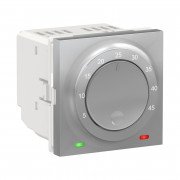 Термостат теплого пола Schneider Electric Unica New 10A алюминий NU350330