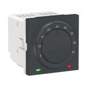 Термостат теплого пола Schneider Electric Unica New 10A антрацит NU350354