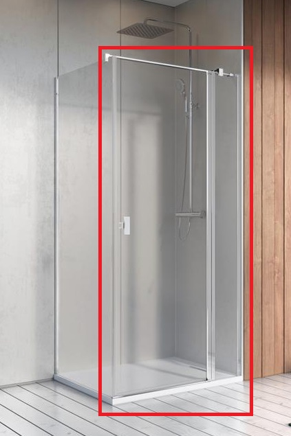 Душевая дверь Radaway Nes 8 KDJ II 120х200 см распашная правая хром/прозрачное стекло 10086120-01-01R