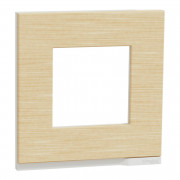 Рамка 1-постова Schneider Electric Unica New Pure клен/білий NU600283