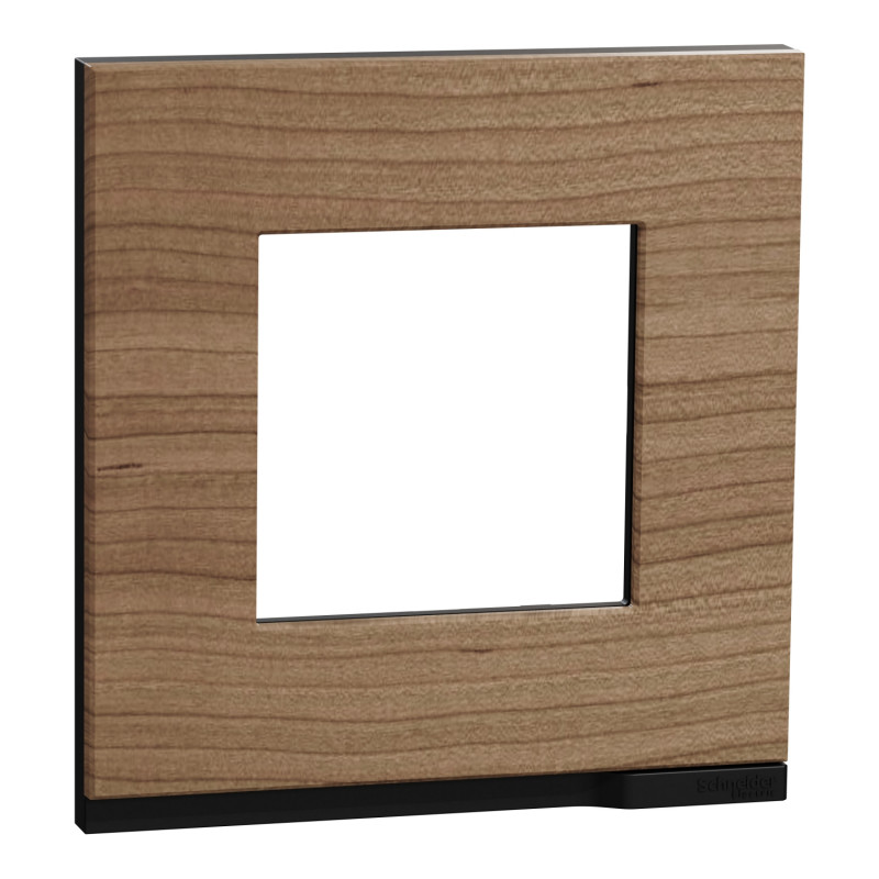 Рамка 1-постовая Schneider Electric Unica New Pure дуб/антрацит NU600284