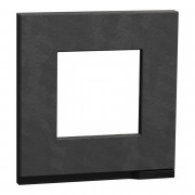 Рамка 1-постовая Schneider Electric Unica New Pure камень/антрацит NU600287