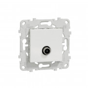 Розетка TV кінцева Schneider Electric Unica New білий NU546418