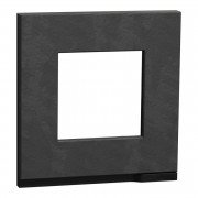 Рамка 1-постова Schneider Electric Unica New Pure камінь/антрацит NU600287