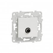 Розетка TV оконечная Schneider Electric Unica New белый NU546418