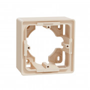 Коробка для відкритої установки Schneider Electric Unica New Studio 1-постова пластик бежевий NU800244