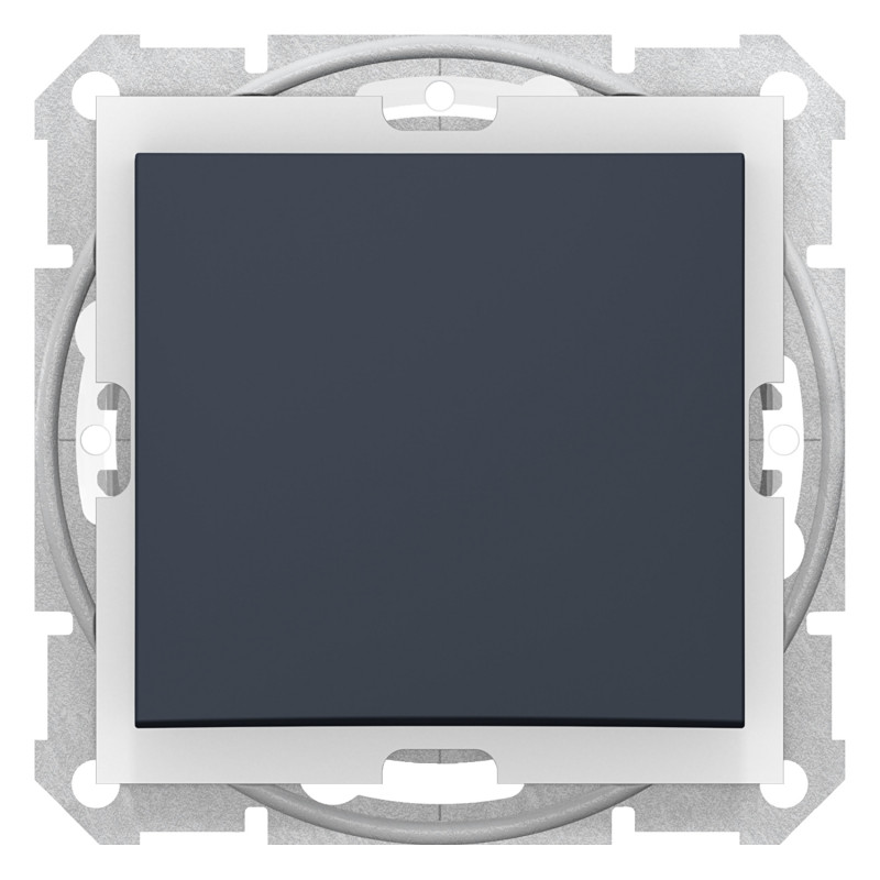 Вимикач Schneider Electric Sedna 1-клавішний IP44 графіт SDN0100370