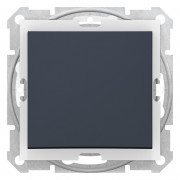 Выключатель Schneider Electric Sedna 1-клавишный IP44 графит SDN0100370