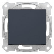 Вимикач Schneider Electric Sedna 1-клавішний 10А графіт SDN0100170