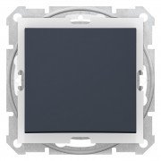 Выключатель Schneider Electric Sedna 1-клавишный IP44 графит SDN0100370