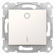 Выключатель Schneider Electric Sedna 1-клавишный 2-полюсный 10А слоновая кость SDN0200123