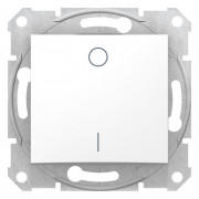 Вимикач Schneider Electric Sedna 1-клавішний 2-полюсний 16А білий SDN0200221