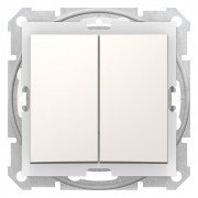 Выключатель Schneider Electric Sedna 2-клавишный IP44 слоновая кость SDN0300423