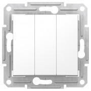 Выключатель Schneider Electric Sedna 3-клавишный 10AX белый SDN0300621