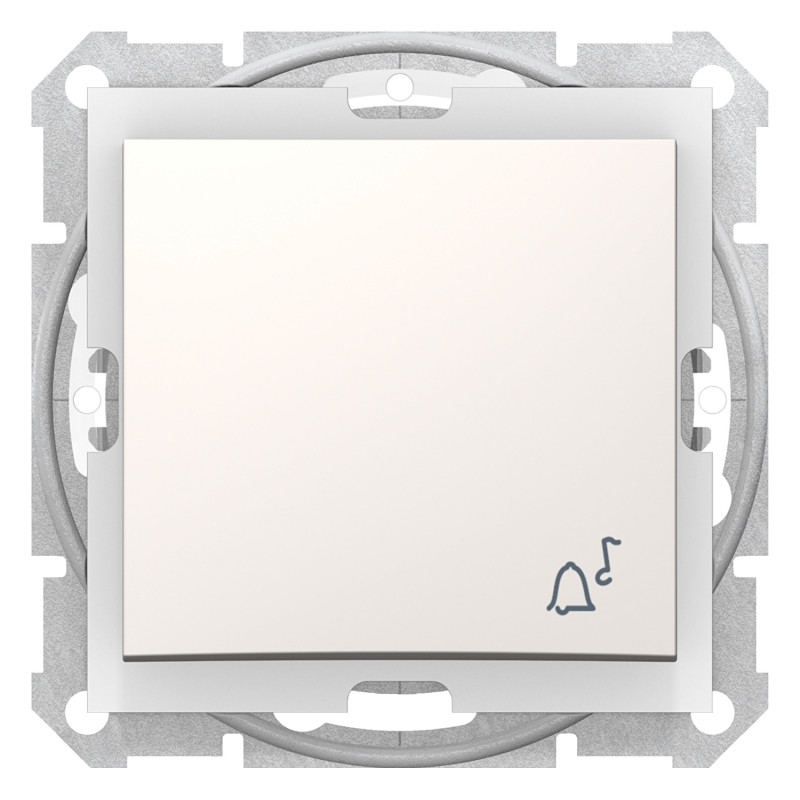 Кнопка дзвінка Schneider Electric Sedna IP44 слонова кістка SDN0800323