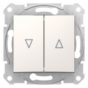 Вимикач для жалюзі Schneider Electric Sedna з механічним блокуванням слонова кістка SDN1300323