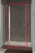 Створка душевой двери Radaway Nes 8 DWJS 69х200 см распашная левая хром/прозрачное стекло 10084690-01-01L