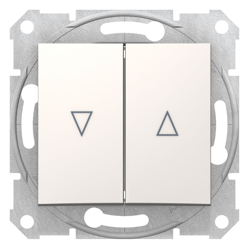 Выключатель для жалюзи Schneider Electric Sedna с механической блокировкой слоновая кость SDN1300323