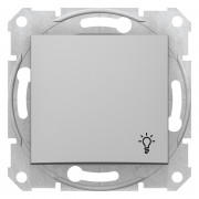 Выключатель Schneider Electric Sedna кнопочный символ Свет алюминий SDN0900160