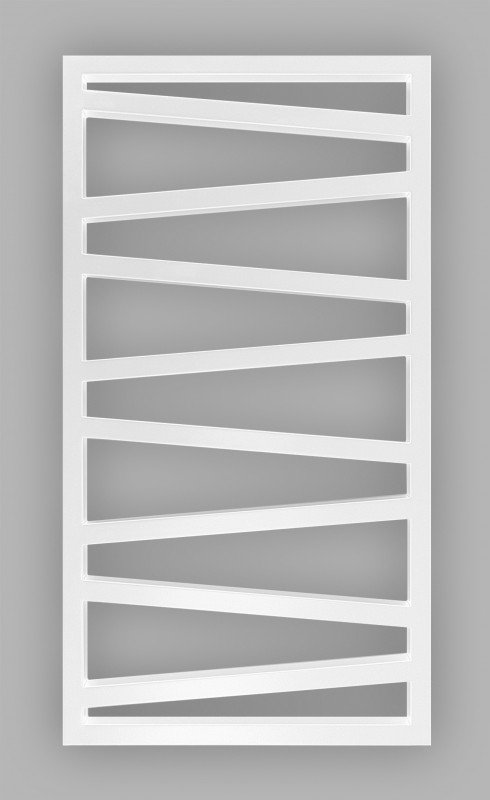 Электрический полотенцесушитель Genesis-Aqua Genesis 120х53 см нержавеющая сталь белый GA-70062