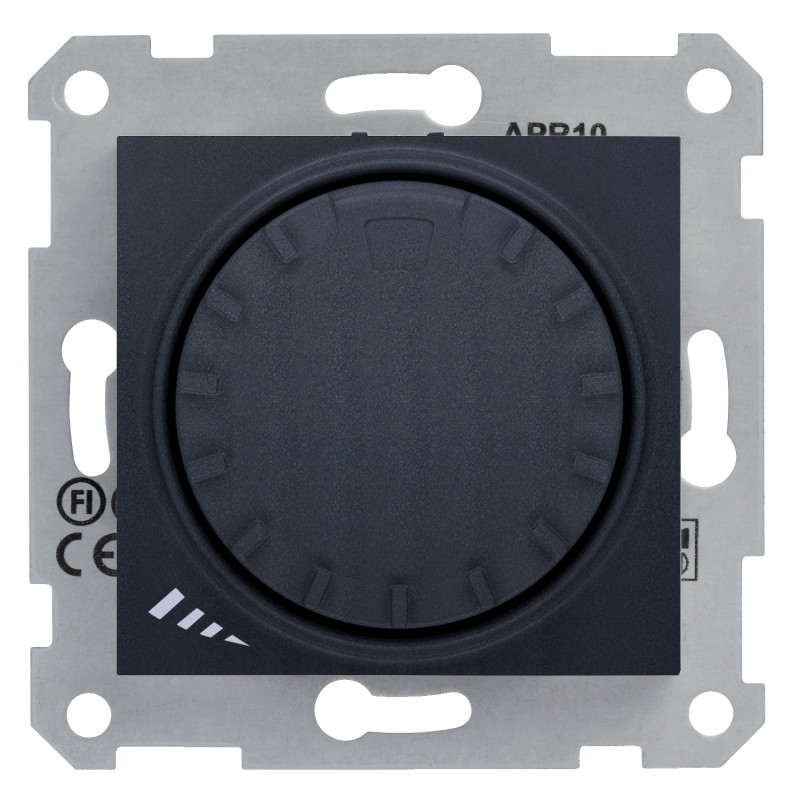 Диммер (светорегулятор) Schneider Electric Sedna поворотный 1000VA графит SDN2200970