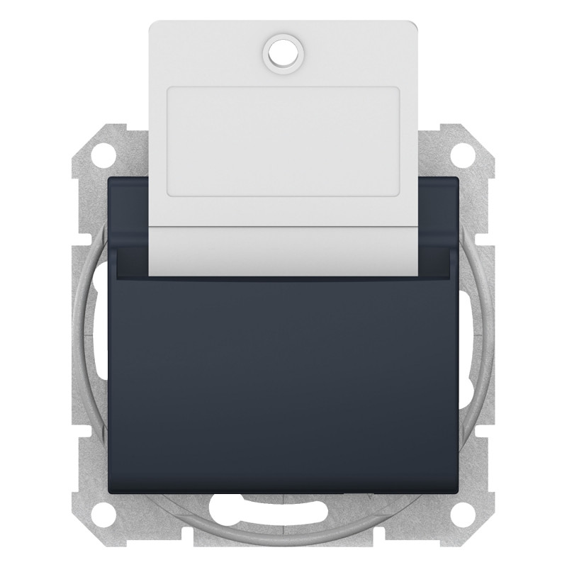 Вимикач картковий Schneider Electric Sedna графіт SDN1900170